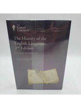 Great Courses The History of the English Language 2nd Edition Sealed DVD Guide